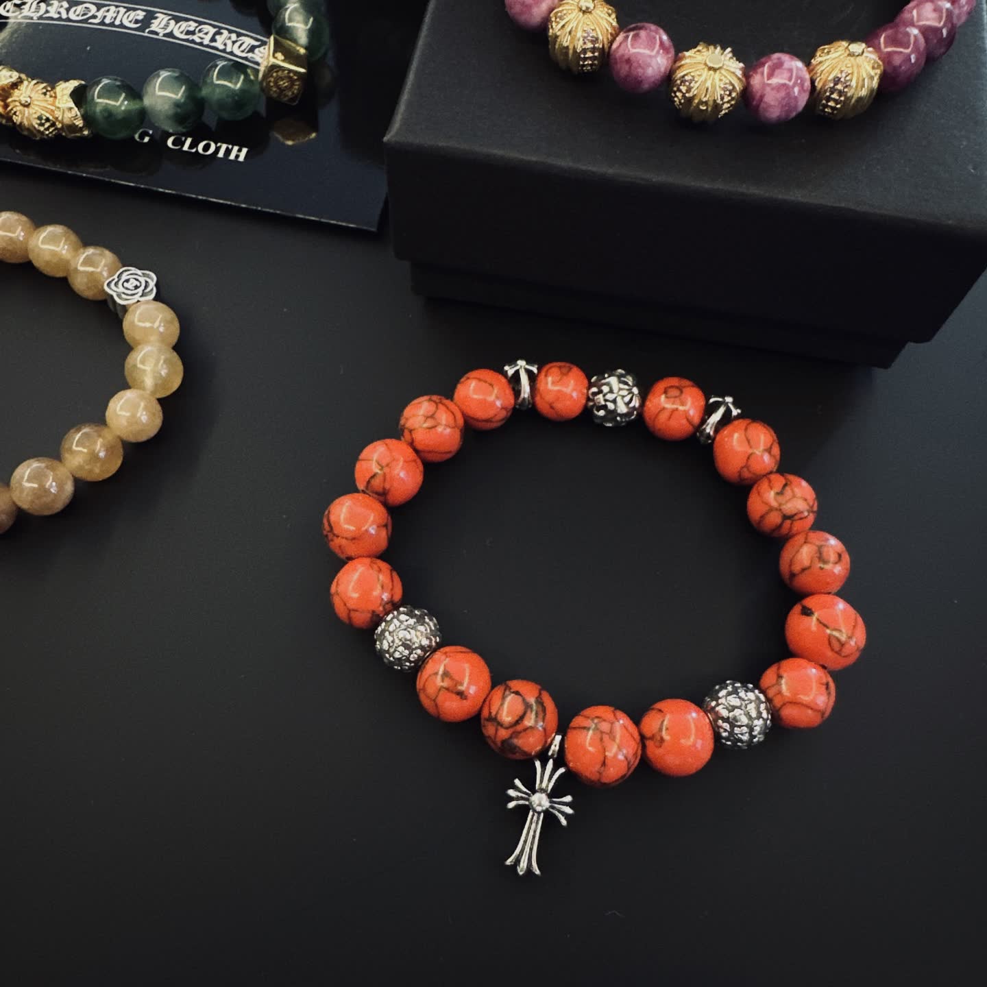Chrome Hearts Beaded Bracelets Set